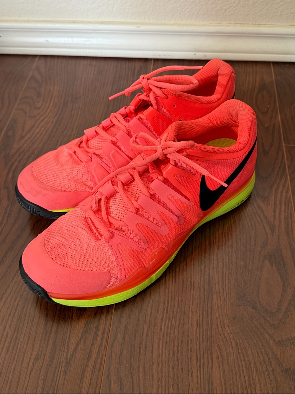 Nike Zoom Vapor 9.5 Tour Orange Yellow Women’s Sz 11
